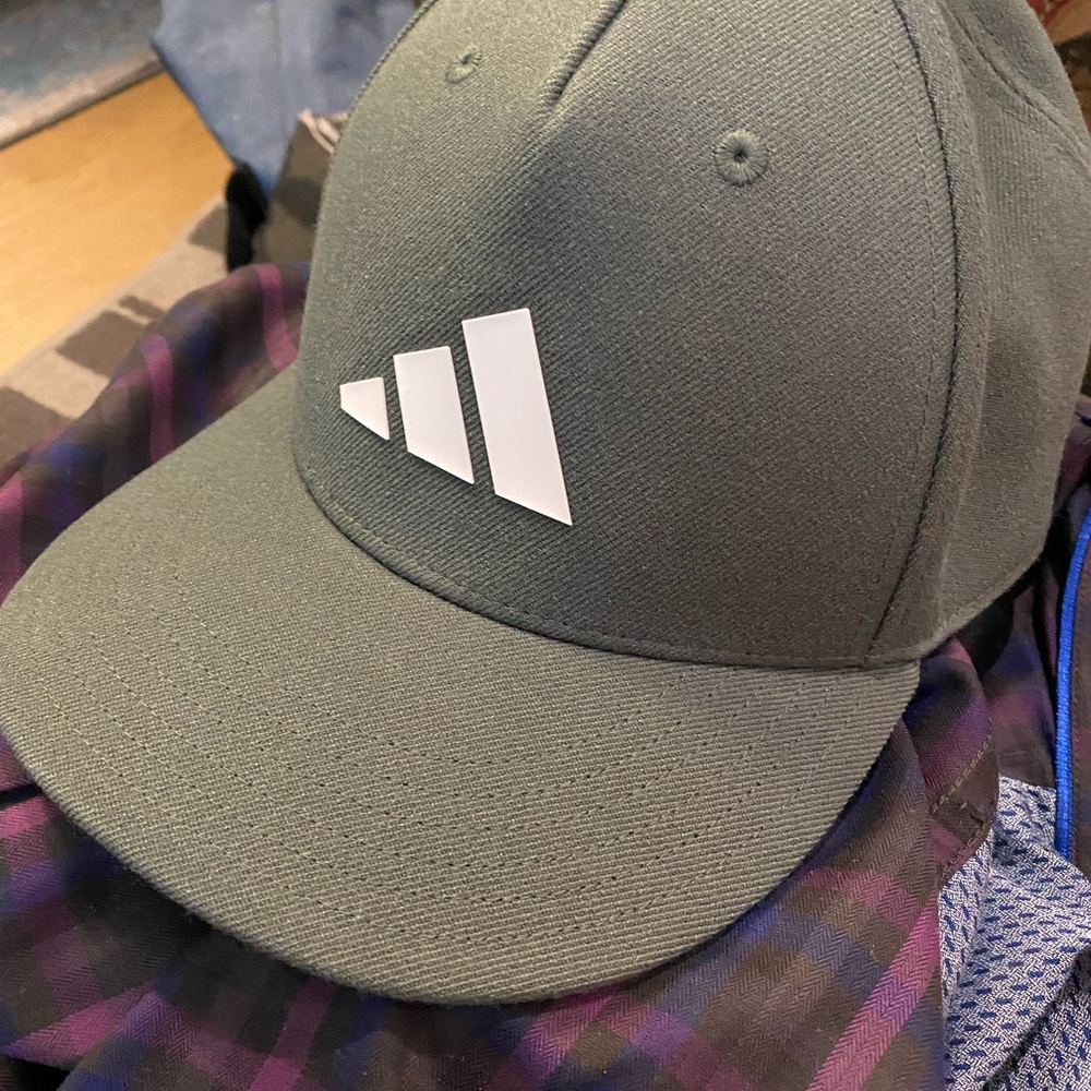 Three stripe adidas hat